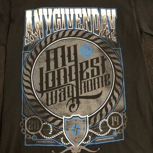 Any given day band tee
